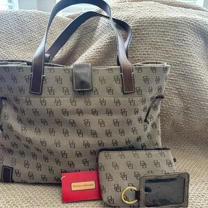 Dooney & Bourke Monogram Interior Tote